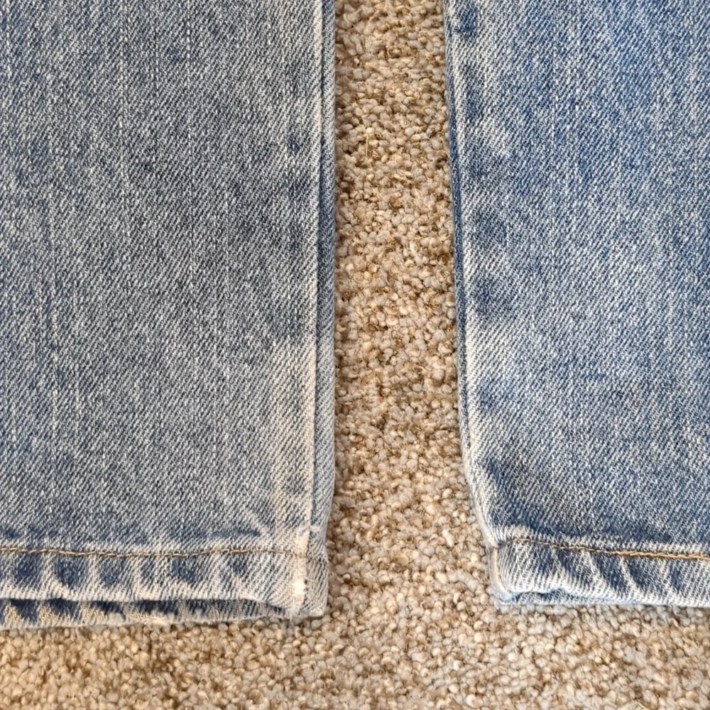 Men's Wrangler distressed regular fit blue jeans size 32X32 - Picture 7 of 12